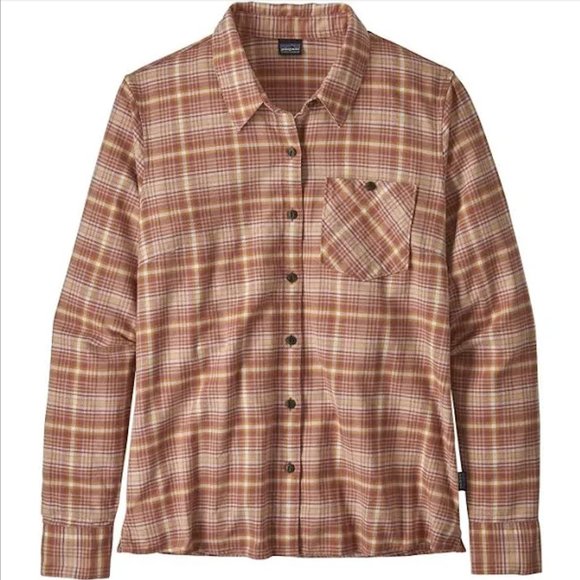 Patagonia Tops - Women's Long-Sleeved Organic Cotton Midweight Heywood Flannel Shirt - Size 6